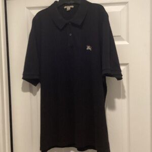 Burberry Black Polo Shirt